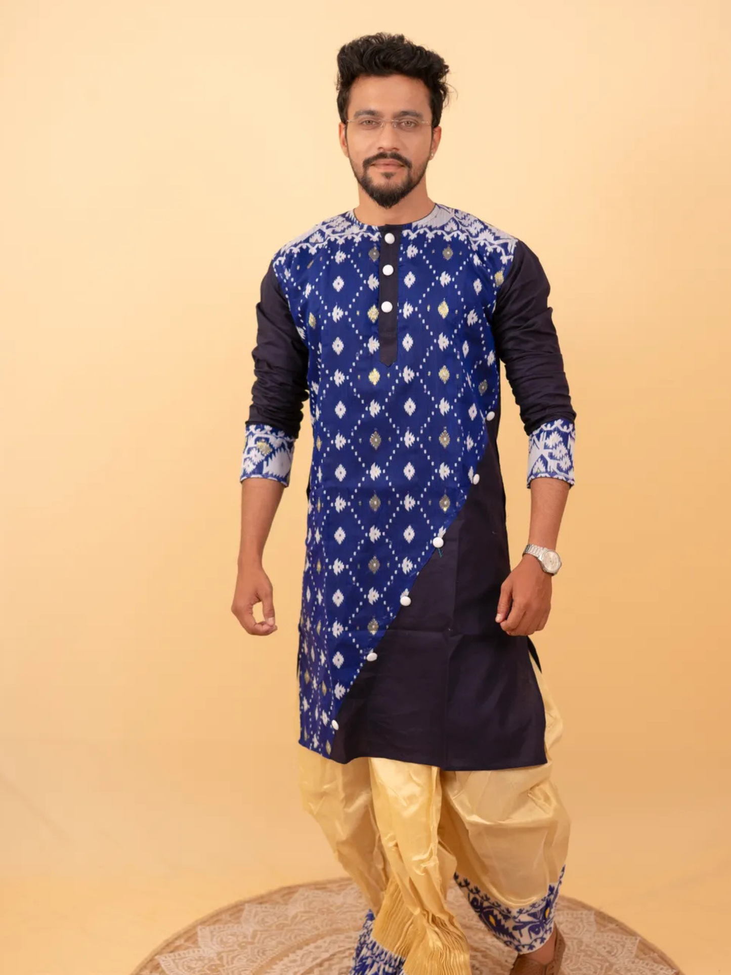 men jamdani Punjabi without Dhoti