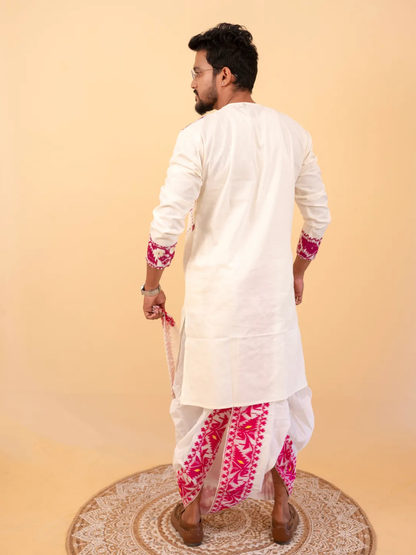 men jamdani Punjabi without Dhoti