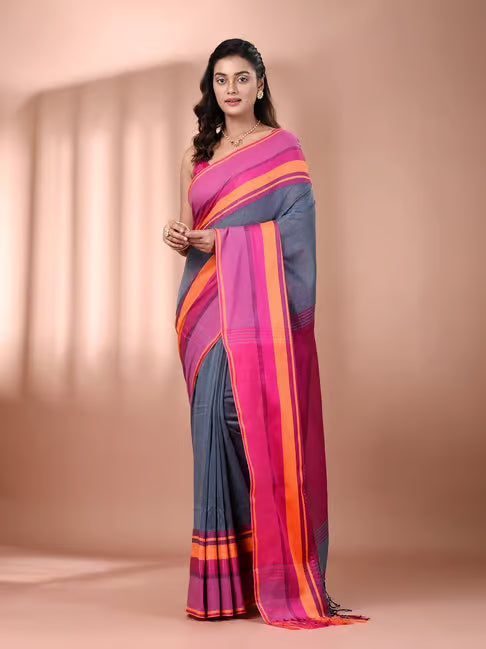 gray colour new saree for women