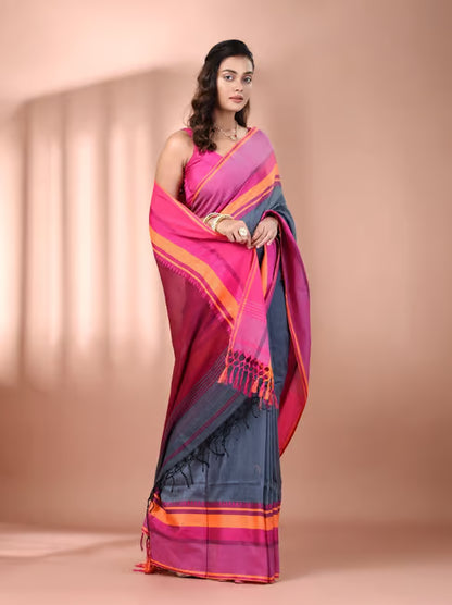 gray colour new saree for women